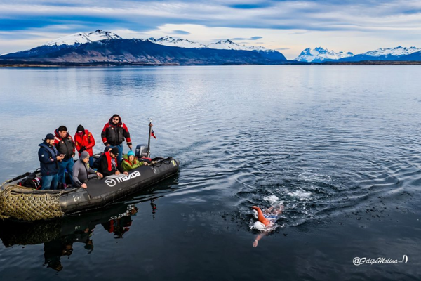 Bárbara Hernández desafía lo imposible y logra un nuevo récord en las aguas más frías de Sudamérica